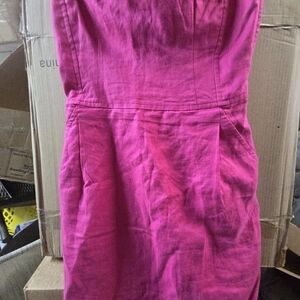 Banana Republic Fuchsia Strapless Dress